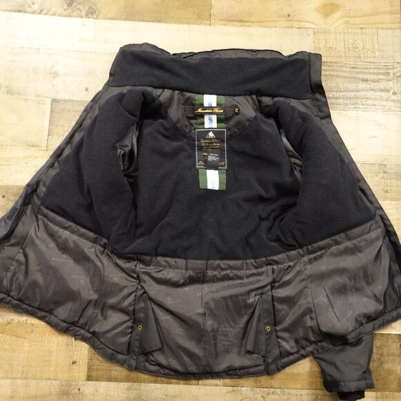 Mountain Horse Windsor Jacket Women’s Medium Black Navy Hooded Equestrian - Picture 16 of 16